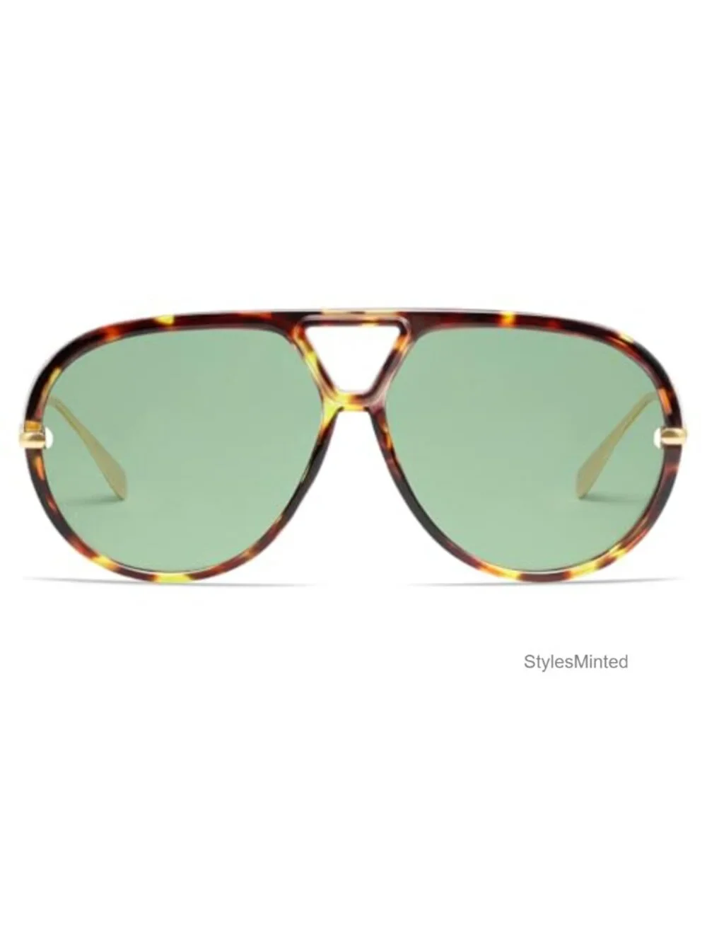 Oversized Trendy Polarized Aviator Sunglasses Retro Round Shield Shades